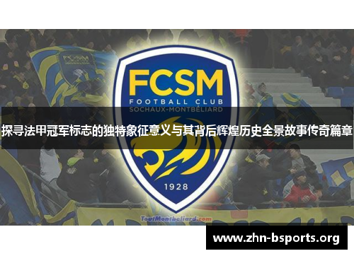 探寻法甲冠军标志的独特象征意义与其背后辉煌历史全景故事传奇篇章
